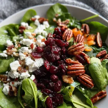 Cranberry Feta Salad Recipe (Gluten free)
