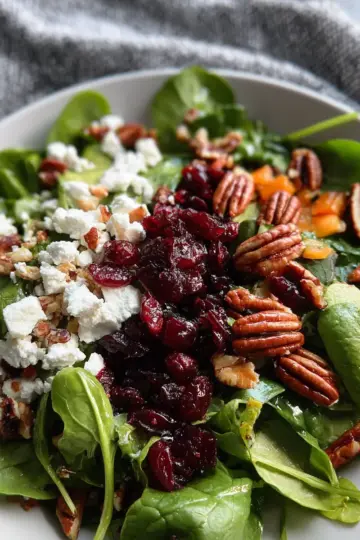 Cranberry Feta Salad Recipe (Gluten free)