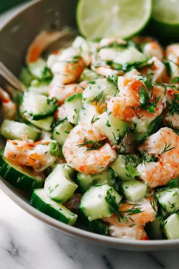 Cucumber Shrimp Salad