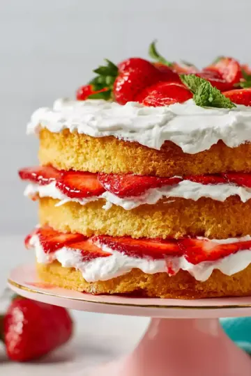 Strawberry Shortcake Cake