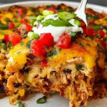 Chicken Burrito Casserole