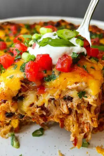 Chicken Burrito Casserole