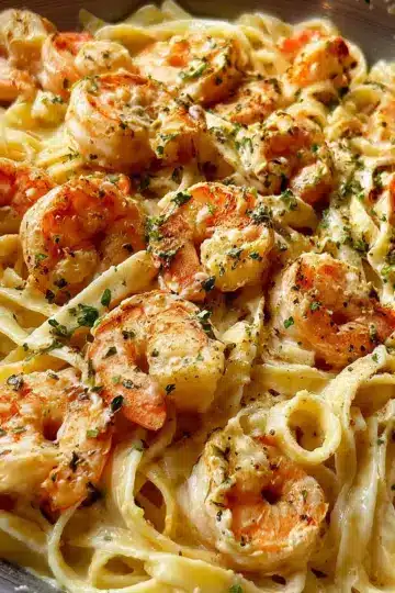 Shrimp Fettuccine Alfredo