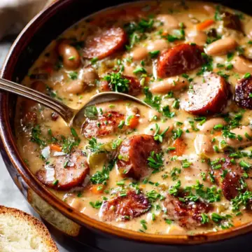 Creamy Sausage and Bean Soup