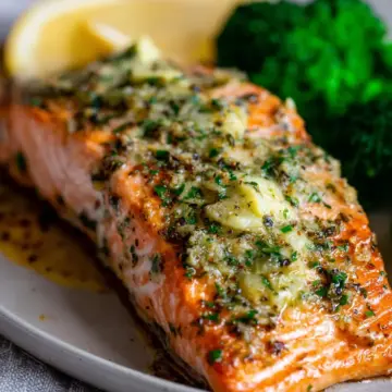 Garlic Butter Baked Salmon