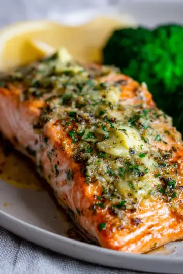 Garlic Butter Baked Salmon