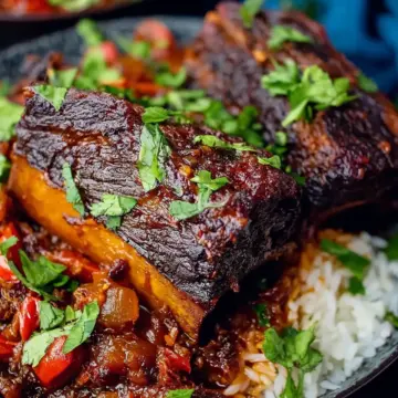 Caramelized Slow Roast Asian Beef Short Rib