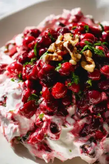 Fresh Cranberry Jalapeno Cream Cheese Dip