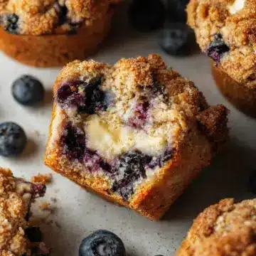 Blueberry Cheesecake Muffins