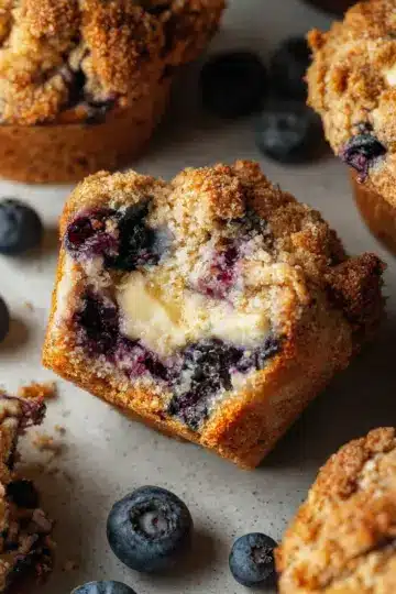 Blueberry Cheesecake Muffins