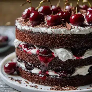 Easy Black Forest gâteau