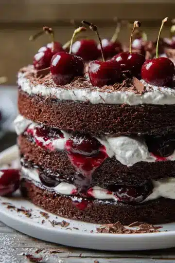 Easy Black Forest gâteau