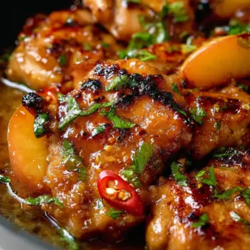 Jalapeno Peach Chicken