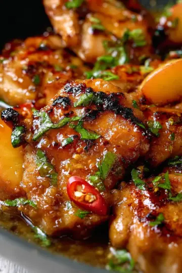 Jalapeno Peach Chicken