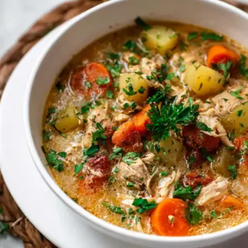 Slow Cooker Hearty Chicken Stew