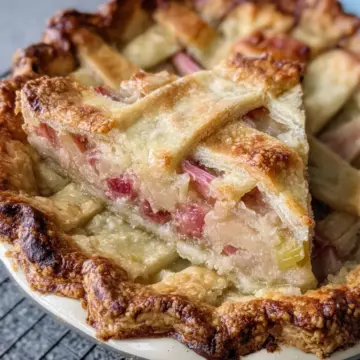 Rhubarb Custard Pie