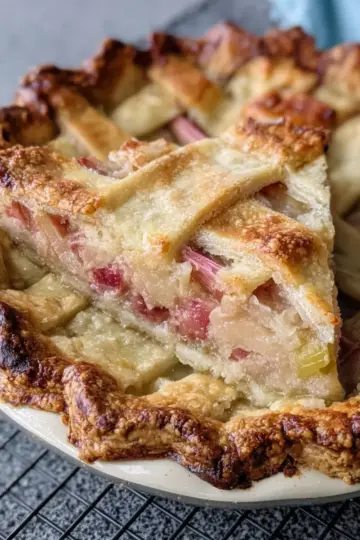 Rhubarb Custard Pie