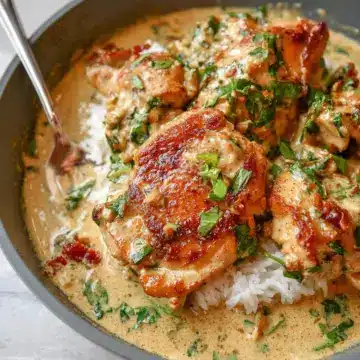 One Pot Creamy Garlic Chicken