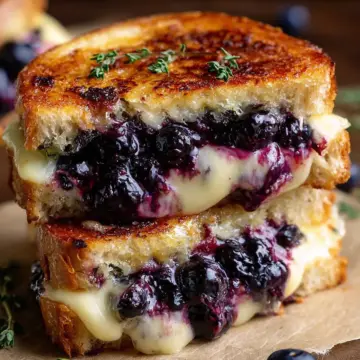 Blueberry White Cheddar Grilled Cheese