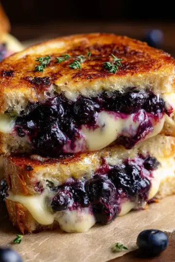 Blueberry White Cheddar Grilled Cheese
