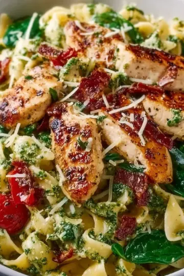 Pesto Pasta With Chicken