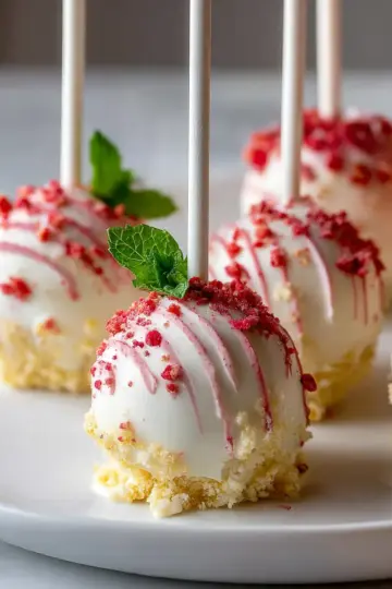 Delicious Strawberry Shortcake Cake Pops Recipe for Parties