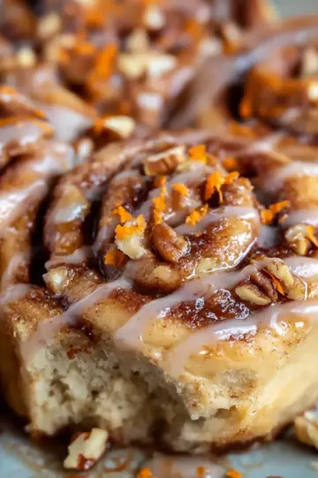 Gluten Free Carrot Cake Cinnamon Rolls