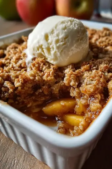 Classic Old Fashioned Apple Crisp