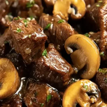 Beef Tips with Mushrooms Easy Recipe