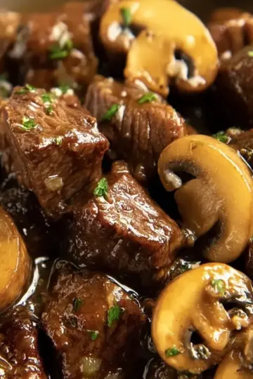 Beef Tips with Mushrooms Easy Recipe