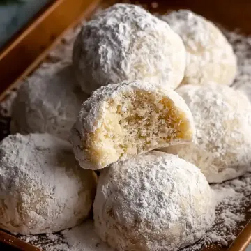 Tender Sweetened Condensed Milk Snowball Cookies
