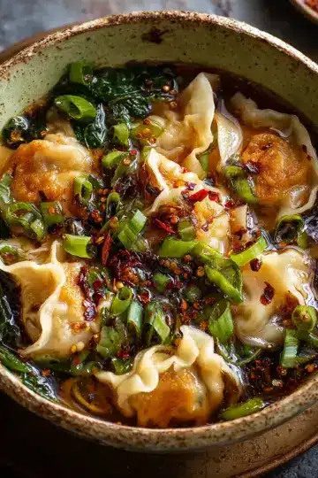 Easy Ginger Garlic Wonton Noodle Soup: Comfort in Every Bowl