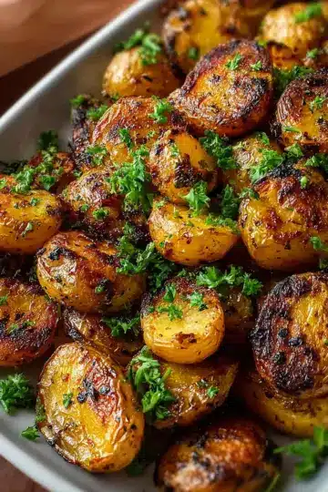 Crispy Grilled Baby Potatoes