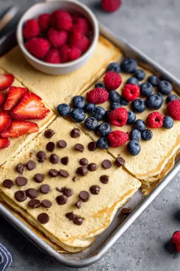 Gluten Free Sheet Pan Pancakes