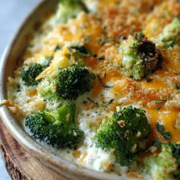 Creamy Broccoli Cheese Casserole
