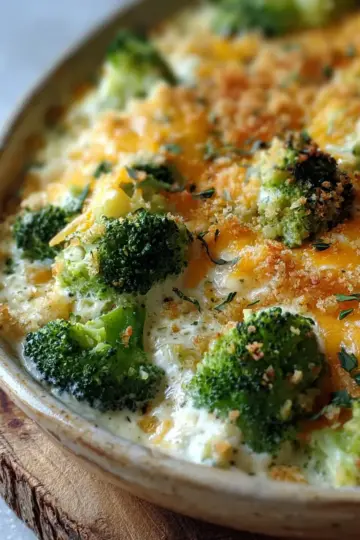 Creamy Broccoli Cheese Casserole