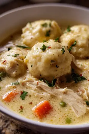 Easy Old-Fashioned Southern Chicken and Dumplings