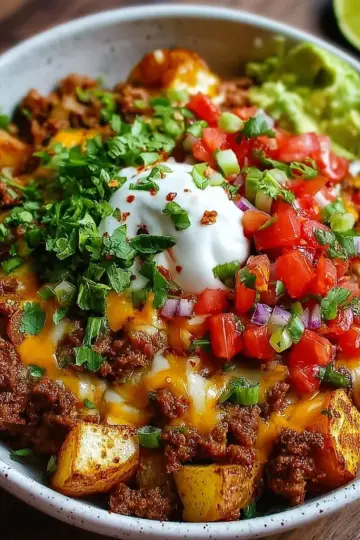 Loaded Fiesta Potato Bowls: Your New Favorite Tex-Mex Feast