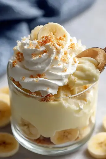 Creamy High Protein Banana Pudding