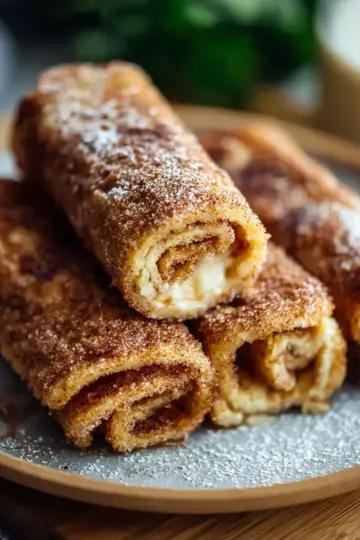 Easy Cinnamon Sugar French Toast Roll-Ups