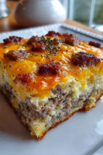 Quick Sausage and Cheese Breakfast Casserole