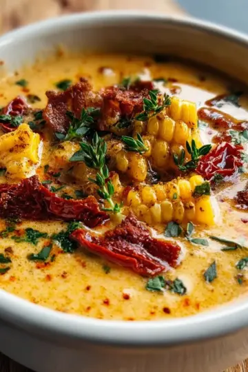 Sun-Dried Tomato Corn Chowder