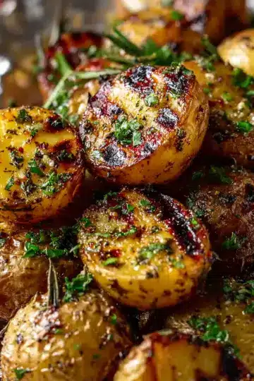 Easy Grilled Garlic Herb Potatoes