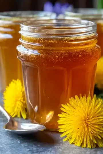 Homemade Fresh Dandelion Jelly That Enlivens Your Spring Meals