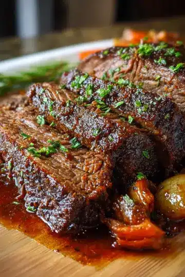 Tender Braised Beef Brisket