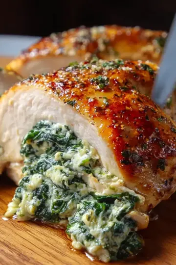 Spinach Stuffed Chicken