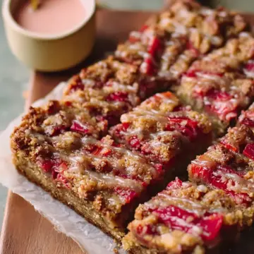 Tasty Paleo Rhubarb Bars