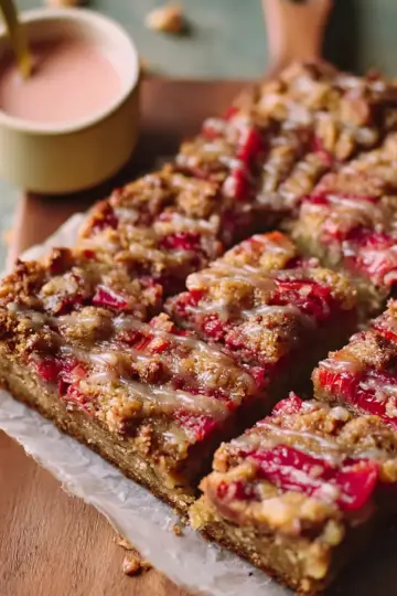 Tasty Paleo Rhubarb Bars