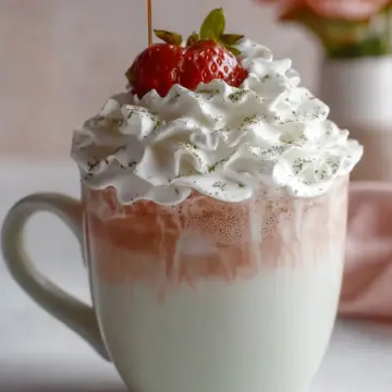 Whipped Strawberry Coffee
