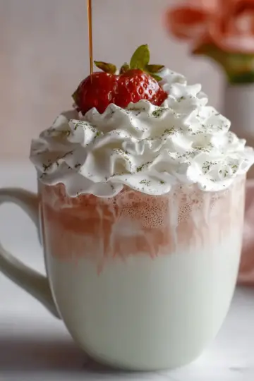 Whipped Strawberry Coffee